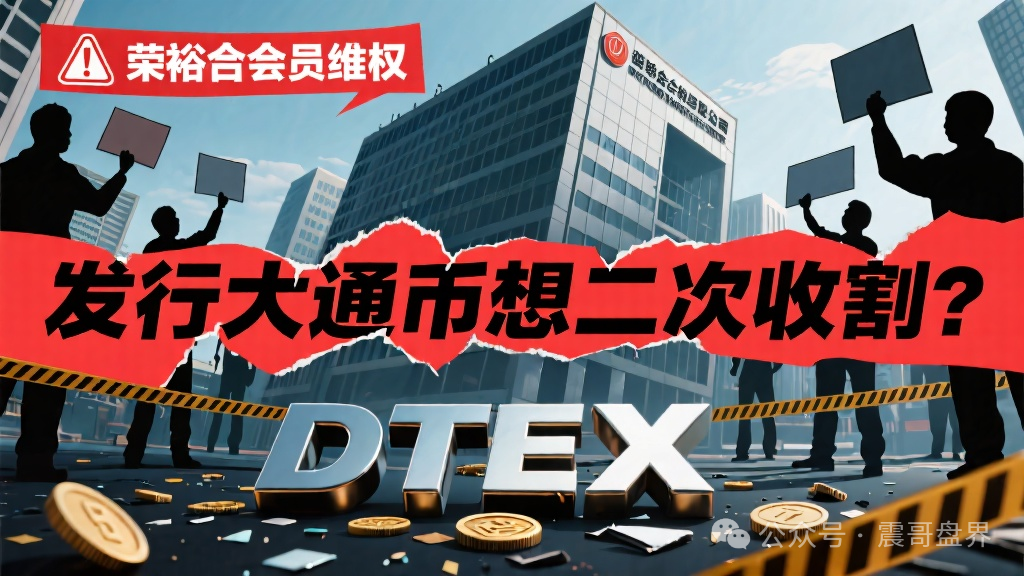 【荣裕合】已经有会员去公司维权，发行“大通币DTEX”想二次收割！